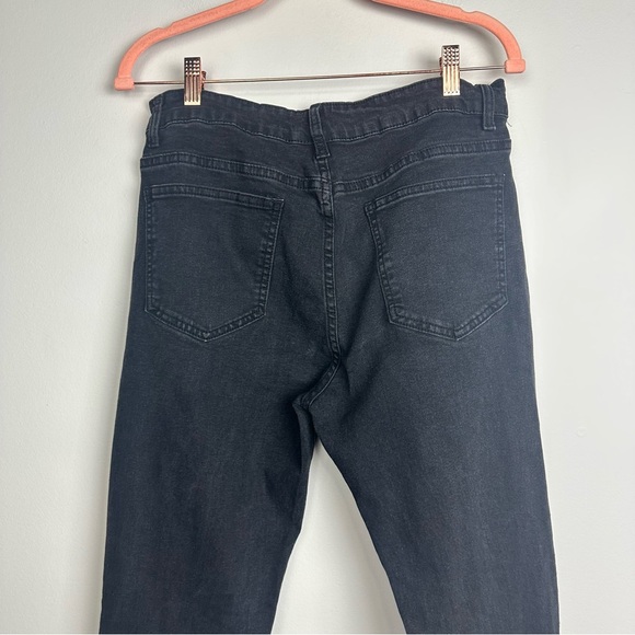 SHEIN Men's Black Distressed Skinny Jeans Size Large - Picture 4 of 8